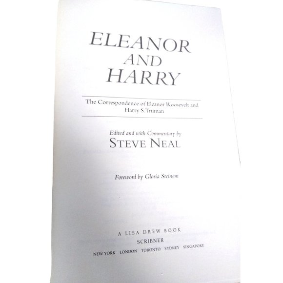 Eleanor and Harry: The Correspondence of Eleanor Roosevelt and Harry S. Truman - Picture 6 of 8